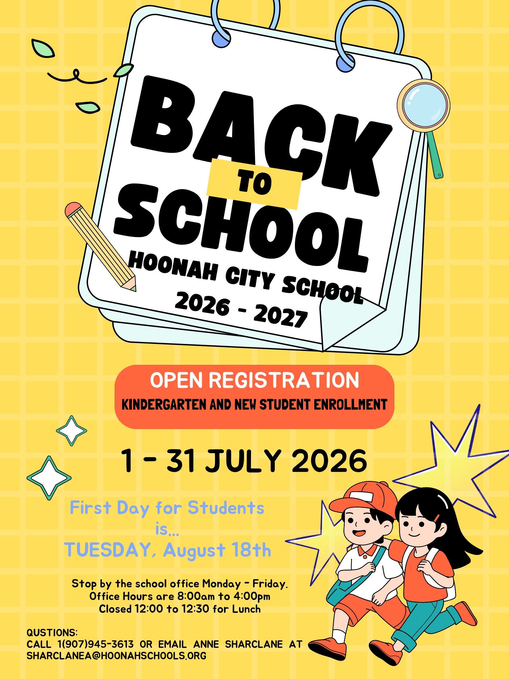 Featured image for “Kindergarten New Student Enrollment 2026-2027”