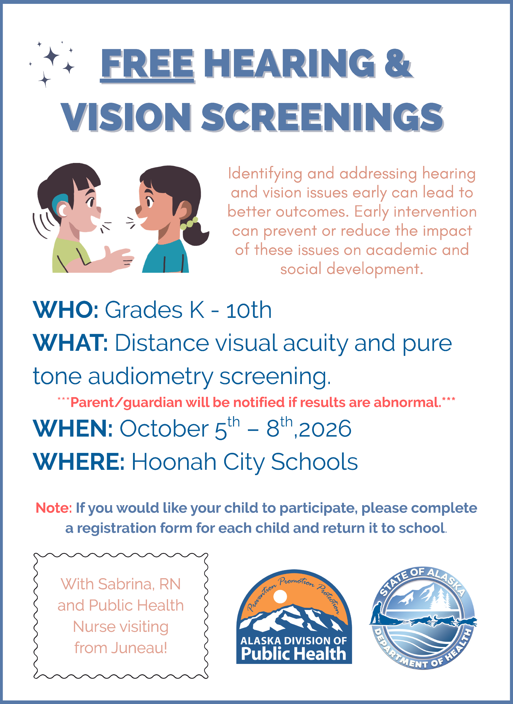 Featured image for “Free Hearing & Vision Screenings”