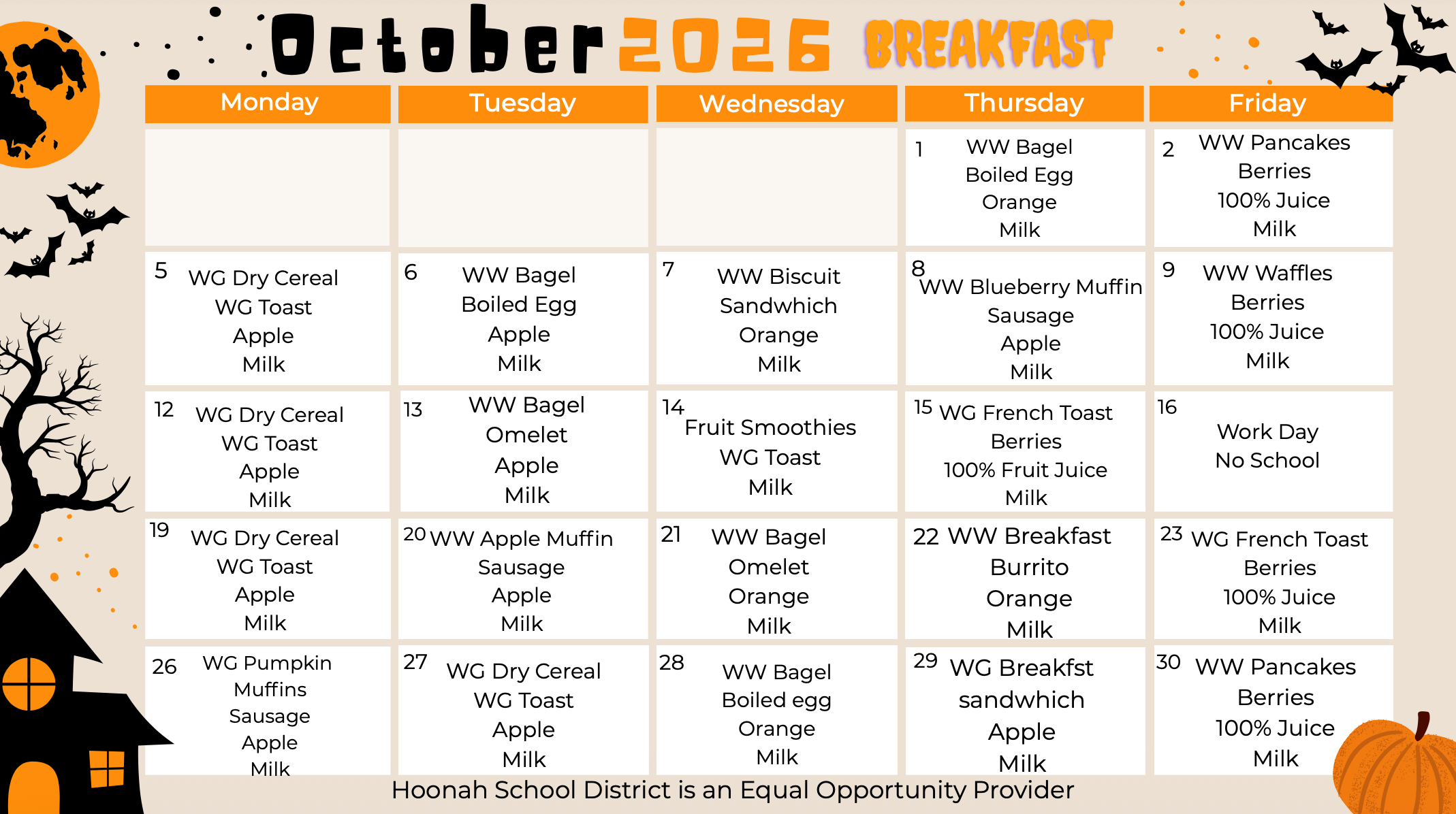 Featured image for “October 2026 Breakfast Menu”